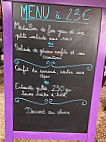 Le Saint Sicaire menu