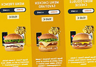 Speed Burger menu