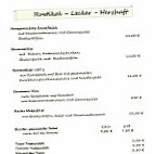 Landgasthaus Grote menu