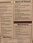 Huddle And Grill menu