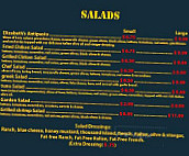 Elizabeth's Pizza menu