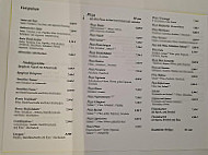 Zur Dorfschenke menu