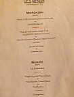 l'Escale menu