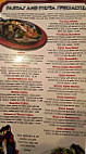 La Fiesta Mexican menu