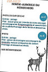 Ferme Auberge Du Freundstein menu