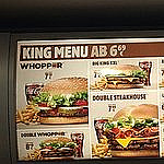 Burger King menu