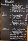 Le Cosmopolitain menu