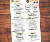 Blinkers Tavern menu