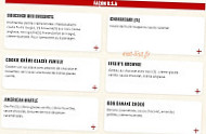 Buffalo Grill menu