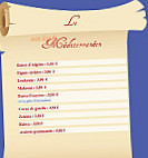 Le Mediterraneen menu