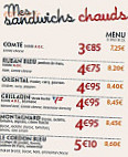 Pomme De Pain menu