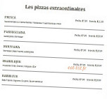 Pizza Fresca menu