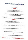 La Bastide menu