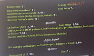 Friterie Looberghoise menu