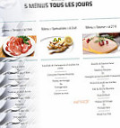 De La Gare menu