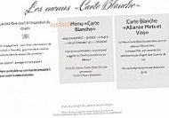 Auberge De Montfleury menu