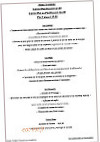 L'etoile menu