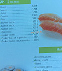 Sushi Beach menu