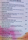 Spice Cafe menu