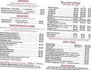 Big Johns Pizza menu