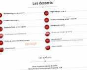 L'Olivier menu