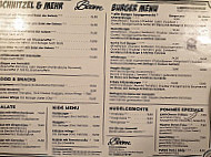 Boom! Gourmet Bistro menu