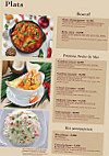 L'escale Indienne menu