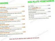 Aux Deux Goûts menu