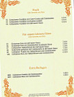 Halong Bay menu