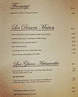 Le Jardin menu