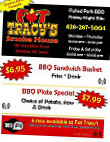 Fat Tracy's Smokehouse menu