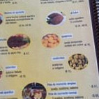 Cantinho dos Amigos menu