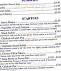 India India menu