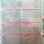 Croq'Pizzas menu