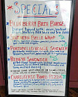 Jordan Street Cafe menu