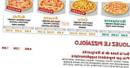 Delices Pizza' menu