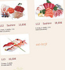 Sushi Time menu