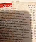 Le Napoli menu