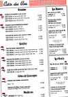 Bistrot L'esplanade menu