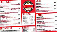 Sabor Latin Street Grill menu