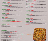 La Pizza menu