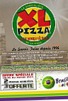 Xl Pizza menu