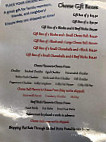 Keyes Creamery menu