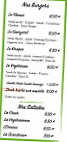 Le Kiosque menu