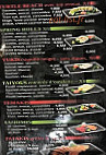 Sushi Beach menu