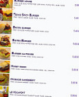 Burger House menu