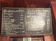 Lommerzheim menu