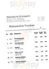 Weinstube Gehlen menu