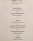 Le Bistrot De Pierrot menu