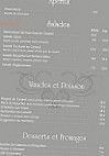 Auberge Des Arcades menu